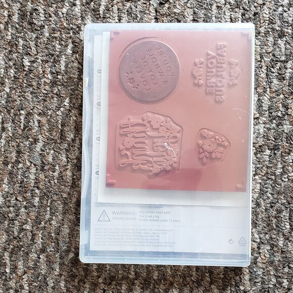 Stampin' Up! 'A WHOLE LOT OF LOVELY' Cling Stamp Set (Used) - Picture 2 of 7